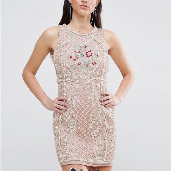 light pink dress asos